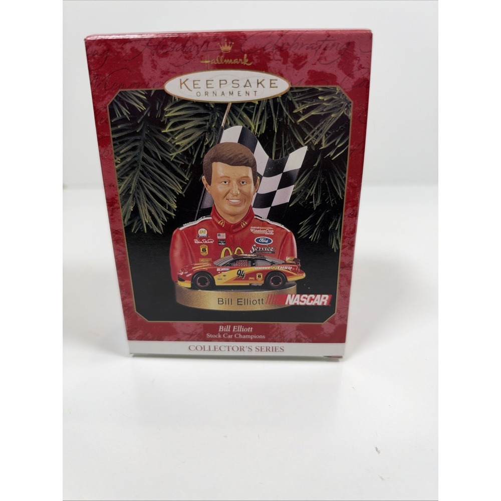 Hallmark Keepsake NASCAR Racing Bill Elliott #94 Christmas Ornament